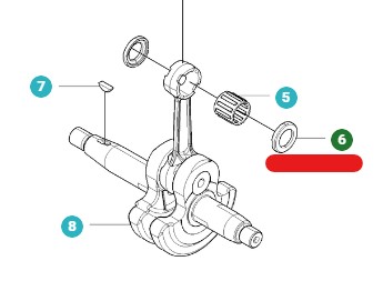 Vaskemaskine i gruppen Reservdele / Reservedele Løvblæsere / Reservedele Husqvarna 350BT hos GPLSHOP (5028500-01)