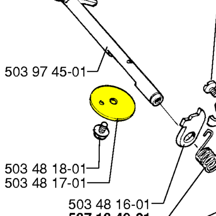 Chokerskive 503481701 5034817-01 i gruppen Reservdele / Reservedele Motorsave / Reservedele Husqvarna 40 hos GPLSHOP (5034817-01)