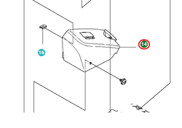 Kontroldæksel i gruppen Reservedele / Reservedele Jonsered Frontridere / Reservedele Jonsered FR 2216 MA 4x4 hos GPLSHOP (5040597-02)