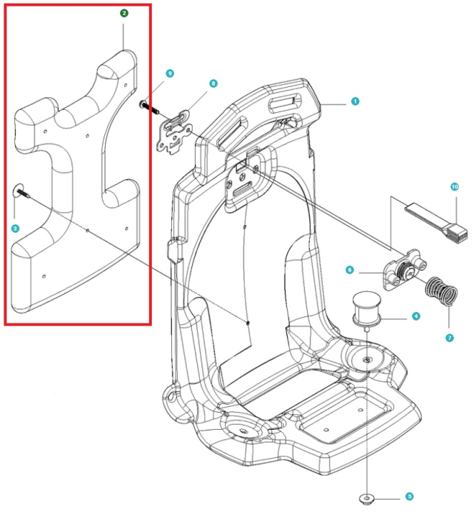 Pad i gruppen Reservdele / Reservedele Løvblæsere / Reservedele Husqvarna 530BT hos GPLSHOP (5041482-01)