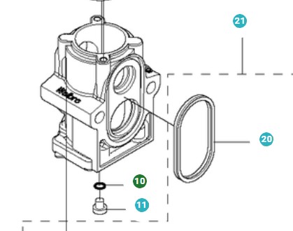 O-ring i gruppen Reservdele / Reservedele Løvblæsere / Reservedele Husqvarna 580BTS hos GPLSHOP (5053075-01)