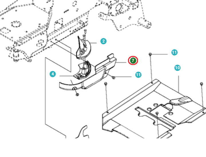 Bæltebetræk i gruppen Reservedele / Reservedele Jonsered Frontridere / Reservedele Jonsered FR 2216 MA 4x4 hos GPLSHOP (5102224-02)