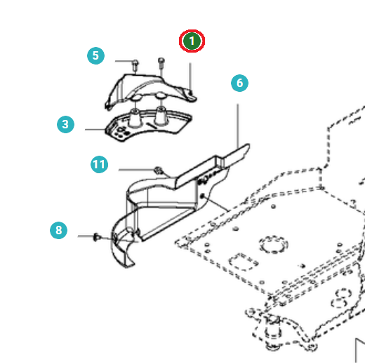 Boliger i gruppen Reservedele / Reservedele Jonsered Frontridere / Reservedele Jonsered FR 2216 MA hos GPLSHOP (5102225-03)