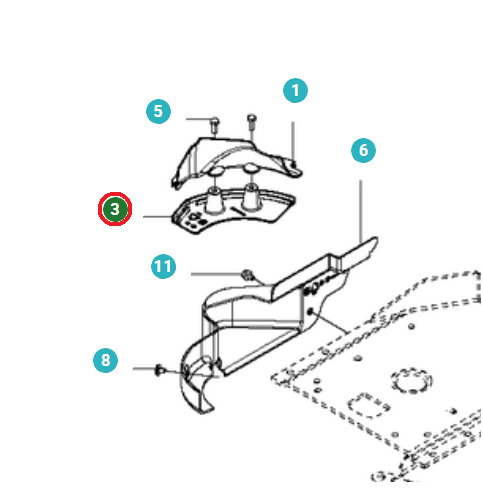 Boliger i gruppen Reservedele / Reservedele Jonsered Frontridere / Reservedele Jonsered FR 2216 MA 4x4 hos GPLSHOP (5102227-03)