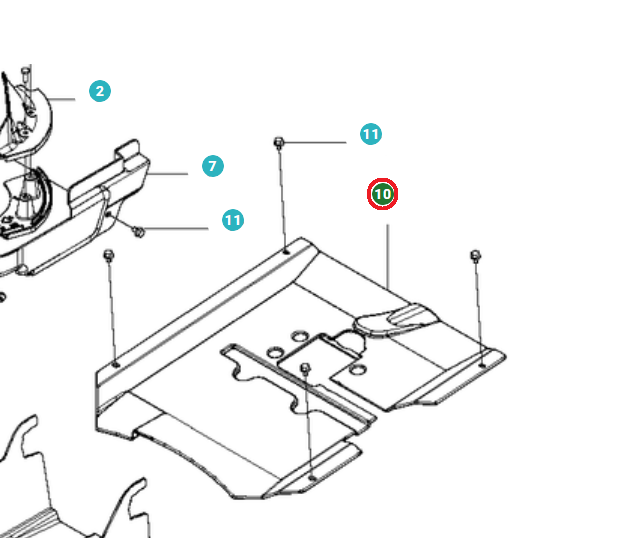 Bæltebetræk i gruppen Reservedele / Reservedele Jonsered Frontridere / Reservedele Jonsered FR 2216 MA 4x4 hos GPLSHOP (5104362-04)