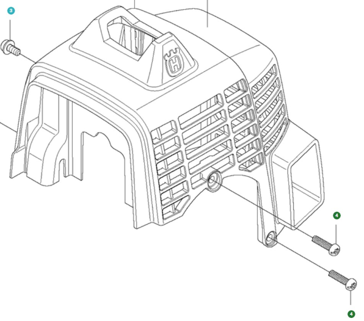 Skrue i gruppen Reservdele / Reservedele Løvblæsere / Reservedele Husqvarna 525BX hos GPLSHOP (5218636-01)