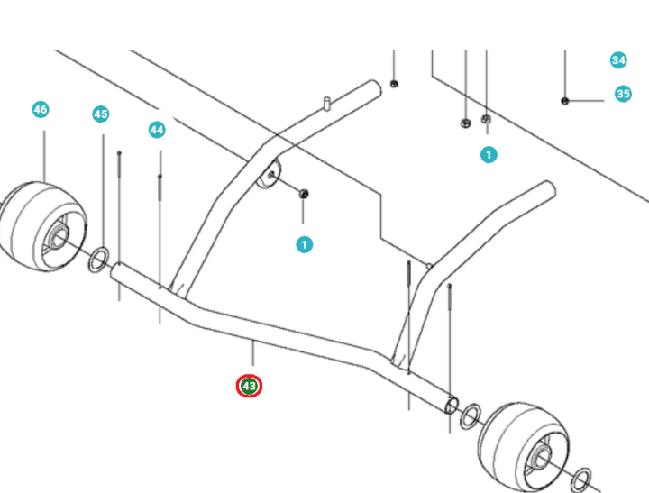 Gearramme i gruppen Reservedele / Reservedele Jonsered Frontridere / Reservedele Jonsered FR 2312 MA hos GPLSHOP (5224519-02)