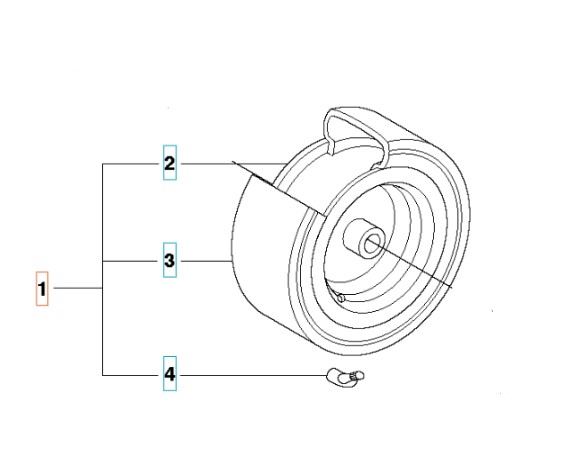 Hjul R111B, R111B5, R112C, R112C5, R112iC i gruppen Reservdele / Reservedele Rider / Reservedele Husqvarna Rider 112C5 hos GPLSHOP (5255847-01)