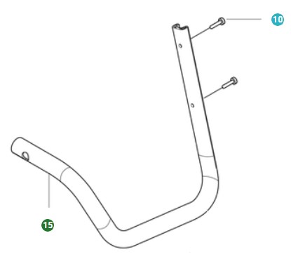 Ramme Assy venstre kofanger i gruppen Reservdele / Reservedele Løvblæsere / Reservedele Husqvarna 550iBTX hos GPLSHOP (5310179-01)