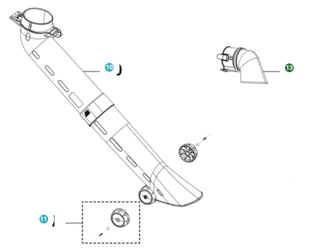 Rør i gruppen Reservdele / Reservedele Løvblæsere / Reservedele Husqvarna 120iBV hos GPLSHOP (5311478-78)