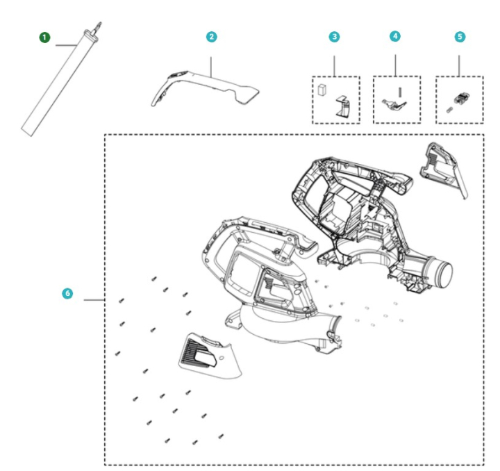 Drive System i gruppen Reservdele / Reservedele Løvblæsere / Reservedele Husqvarna 120iBV hos GPLSHOP (5311478-85)