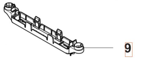 Holder modvægt i gruppen Reservdele Robotplæneklipper / Reservedele Husqvarna Automower® 450X Nera / Automower 450X Nera - 2023 hos GPLSHOP (5313528-01)