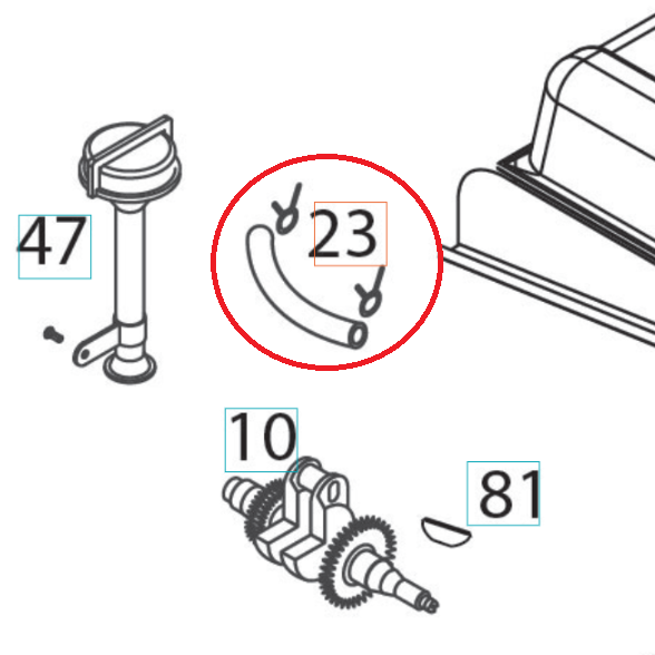 Brændstofslangekit 5324321-46 i gruppen  hos GPLSHOP (5324321-46)