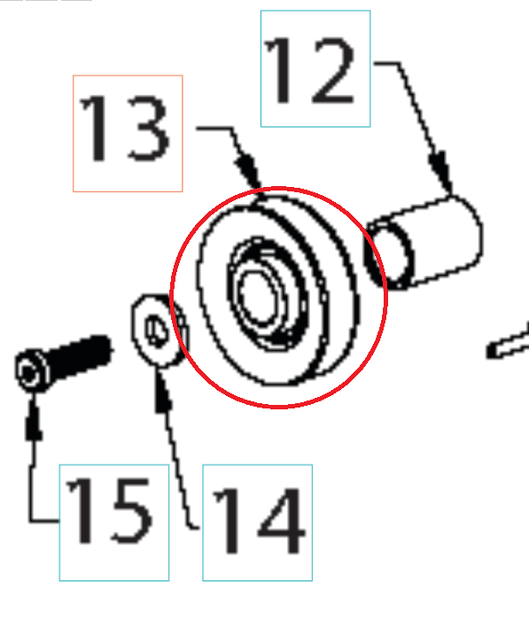 Remskive 5324353-83 i gruppen  hos GPLSHOP (5324353-83)