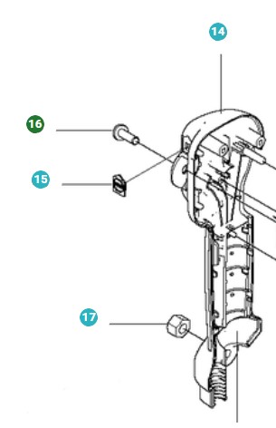 Akselhane i gruppen Reservdele / Reservedele Løvblæsere / Reservedele Husqvarna 580BTS hos GPLSHOP (5371412-03)