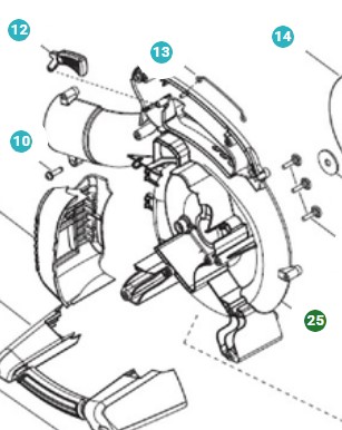 Scroll - Indre i gruppen Reservdele / Reservedele Løvblæsere / Reservedele Husqvarna 125BVX hos GPLSHOP (5451100-01)