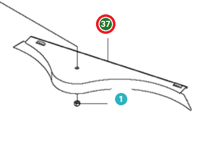 Prop i gruppen Reservedele / Reservedele Jonsered Frontridere hos GPLSHOP (5740417-02)