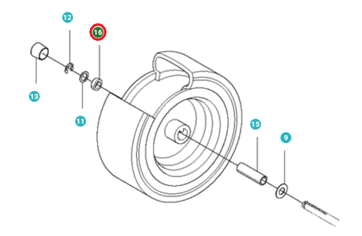 Afstand i gruppen Reservedele / Reservedele Jonsered Frontridere / Reservedele Jonsered FR 2312 MA hos GPLSHOP (5752927-02)