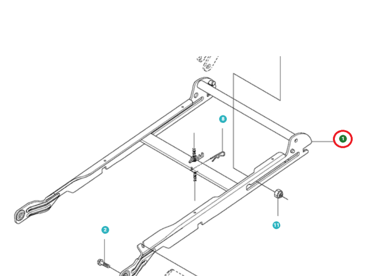 Gearramme i gruppen Reservedele / Reservedele Jonsered Frontridere / Reservedele Jonsered FR 2216 MA 4x4 hos GPLSHOP (5781774-02)