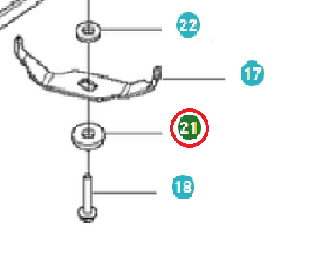 Afstand i gruppen Reservedele / Reservedele Jonsered Frontridere / Reservedele Jonsered FR 2213 MA hos GPLSHOP (5863202-01)