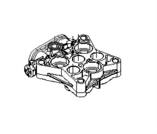 Cylinder Hoved 5926176-14 i gruppen Reservdele / Reservedele Højtryksrensere / Reservedele Husqvarna PW360 hos GPLSHOP (5926176-14)