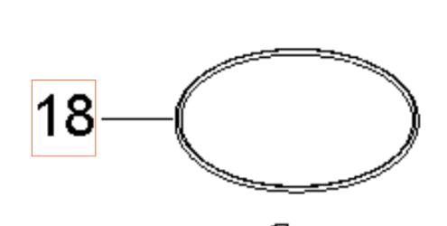 Oring 80X2 Nitril 70 Shore 5926176-66 i gruppen Reservdele / Reservedele Højtryksrensere / Reservedele Husqvarna PW490 hos GPLSHOP (5926176-66)