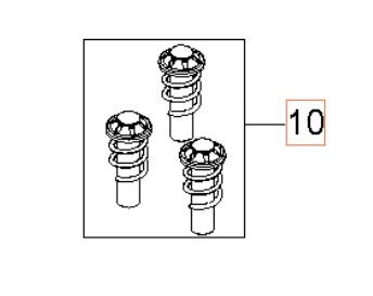 Stempe Komplet Sæt 3Stk 5926176-78 i gruppen Reservdele / Reservedele Højtryksrensere / Reservedele Husqvarna PW360 hos GPLSHOP (5926176-78)