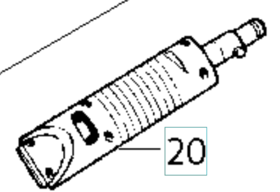 Dyse Tornado Pr 5926177-07 i gruppen Reservdele / Reservedele Højtryksrensere / Reservedele Husqvarna PW460 hos GPLSHOP (5926177-07)