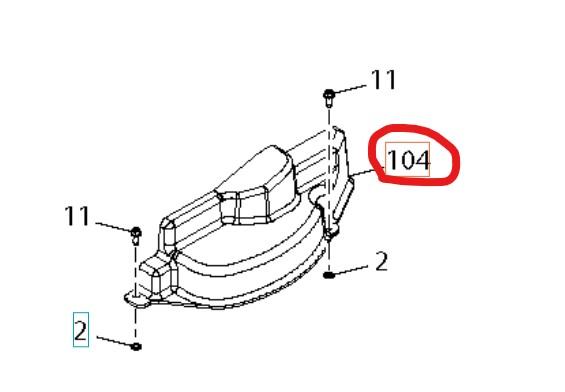 Guard 97Crd Rh Dorndæksel i gruppen Reservdele / Reservedele Havetraktorer / Reservedele Husqvarna TC 238 hos GPLSHOP (5928481-01)