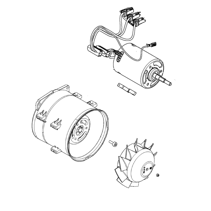 Motor Assy Kit i gruppen Reservdele / Reservedele Løvblæsere / Reservedele Husqvarna 436LiB hos GPLSHOP (5940830-01)