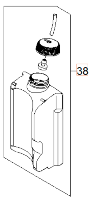 Vaskemiddeltank Sæt 5960275-01 i gruppen Reservdele / Reservedele Højtryksrensere / Reservedele Husqvarna PW490 hos GPLSHOP (5960275-01)