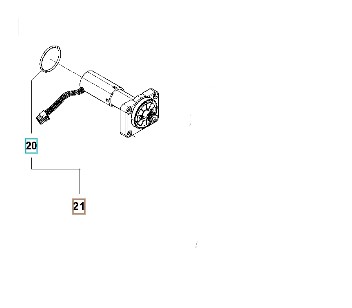 Hjulmotor Automower 550 i gruppen Reservdele Robotplæneklipper / Reservedele Husqvarna Automower® 550 / Automower 550 - 2023 hos GPLSHOP (5996593-02)