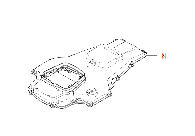 Chassis øverste Nera i gruppen Reservdele Robotplæneklipper / Reservedele Husqvarna Automower® 450X Nera / Automower 450X Nera - 2023 hos GPLSHOP (5999098-01)