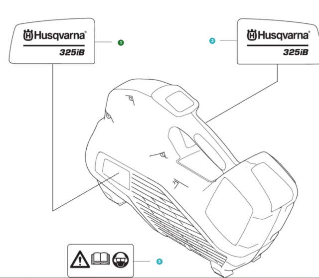 Dekal Produkt Decal Venstre 325Ib