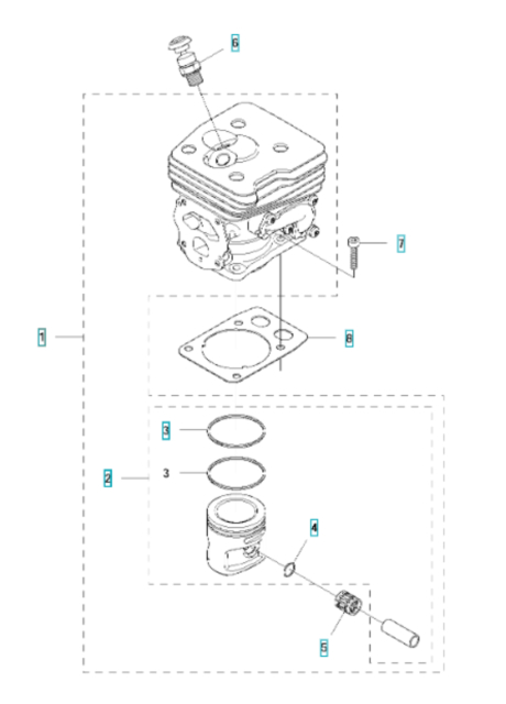 Cylinder 577274902 5772749-02