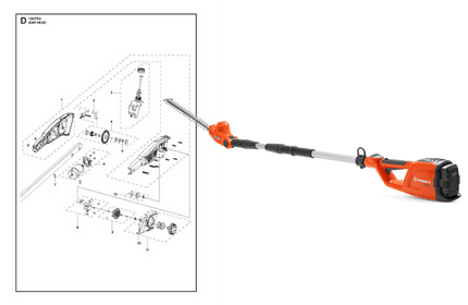 Husqvarna 120iTK4-H med sprängskiss