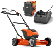 Husqvarna LB 146i Batteridrevet Plæneklipper + BLi20 & C80 Husqvarna LB 146i Batteridrevet Plæneklipper + BLi20 & C80